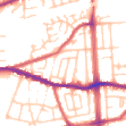 Daytime road noise heatmap for RM8 1UH