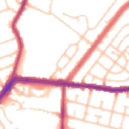 Daytime road noise heatmap for RM8 2DT