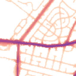 Daytime road noise heatmap for RM8 2RR