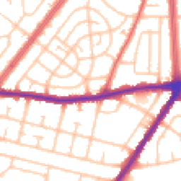 Daytime road noise heatmap for RM8 2SU