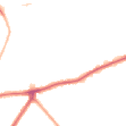 Night-time road noise heatmap for RM8 3LR