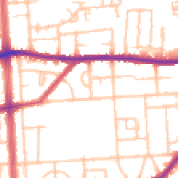 Daytime road noise heatmap for RM8 3PD