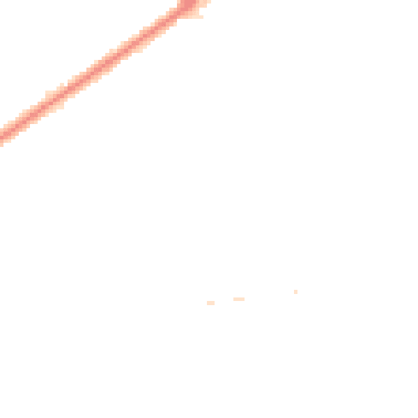 Night-time road noise heatmap for RM9 4AH
