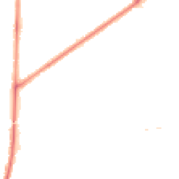 Night-time road noise heatmap for RM9 4BA