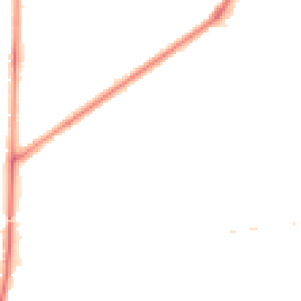 Night-time road noise heatmap for RM9 4BD