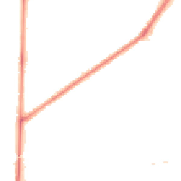 Night-time road noise heatmap for RM9 4BL