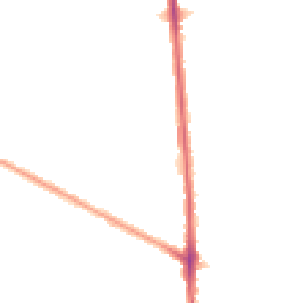 Night-time road noise heatmap for RM9 5EA