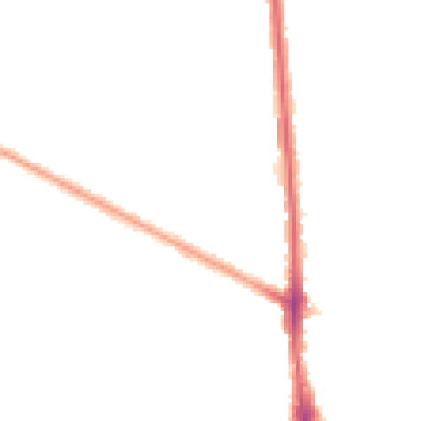 Night-time road noise heatmap for RM9 5EH