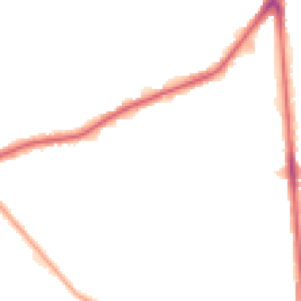Night-time road noise heatmap for RM9 5HJ