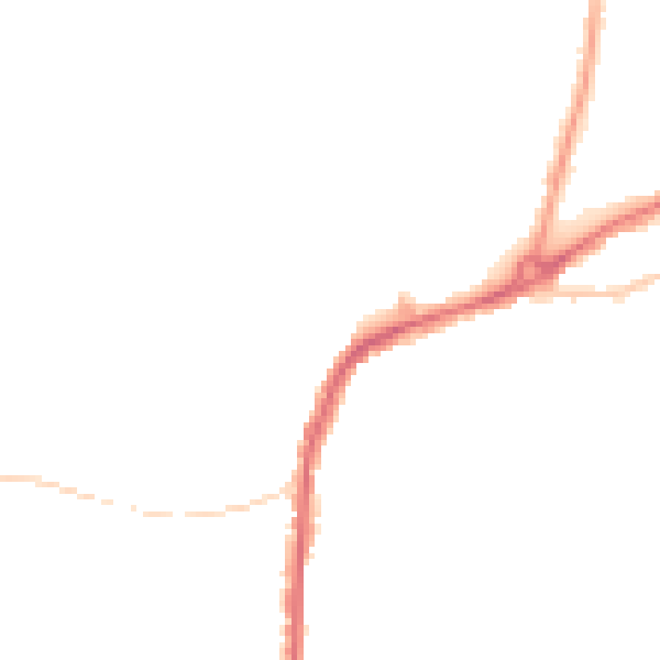 Night-time road noise heatmap for S11 7AA