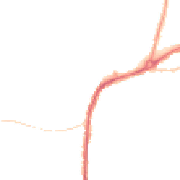 Night-time road noise heatmap for S11 7AF