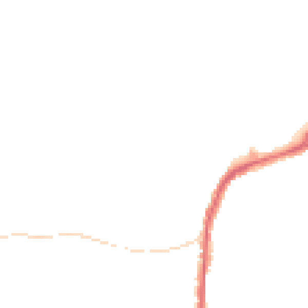 Night-time road noise heatmap for S11 7AX