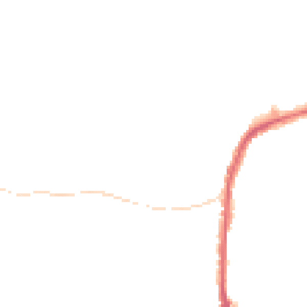Night-time road noise heatmap for S11 7AZ
