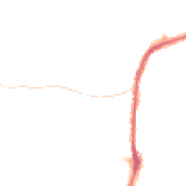 Night-time road noise heatmap for S11 7BQ