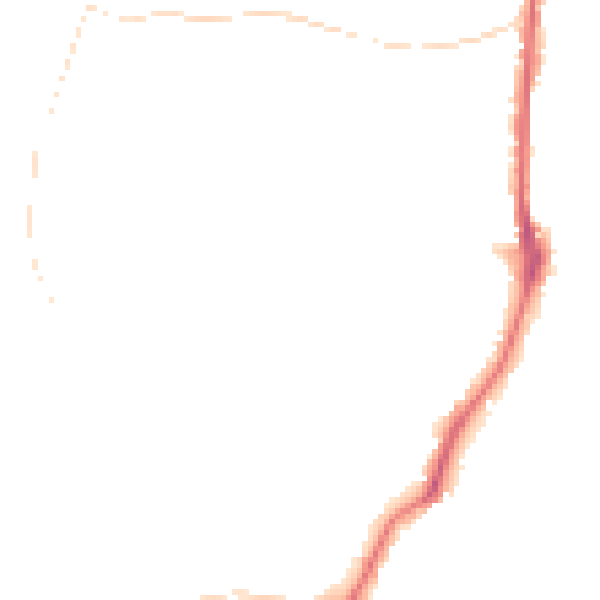 Night-time road noise heatmap for S11 7PL