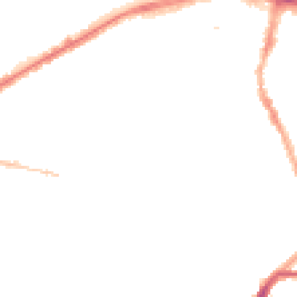 Night-time road noise heatmap for S11 8AY