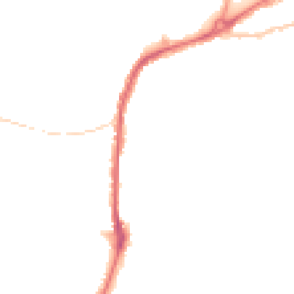 Night-time road noise heatmap for S11 8PU