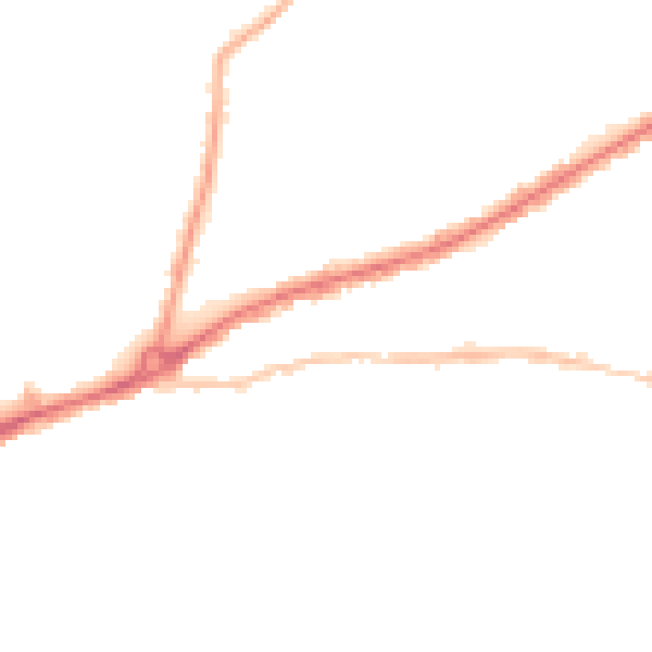 Night-time road noise heatmap for S11 8QL