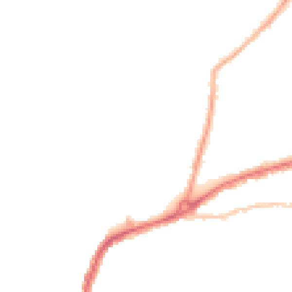 Night-time road noise heatmap for S11 8RX