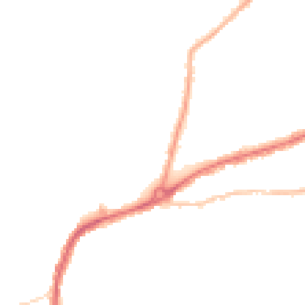 Night-time road noise heatmap for S11 8RZ