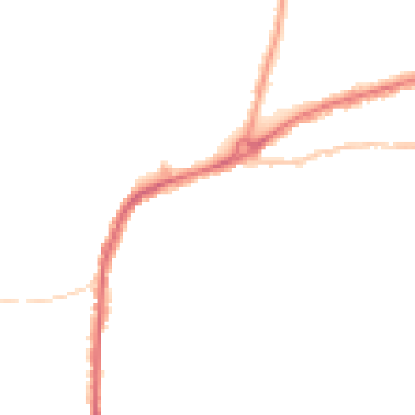 Night-time road noise heatmap for S11 8TU