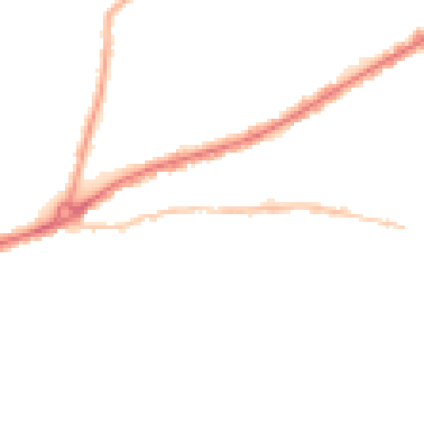 Night-time road noise heatmap for S11 8ZE