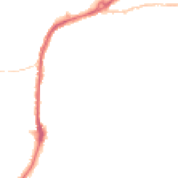 Night-time road noise heatmap for S11 9BG