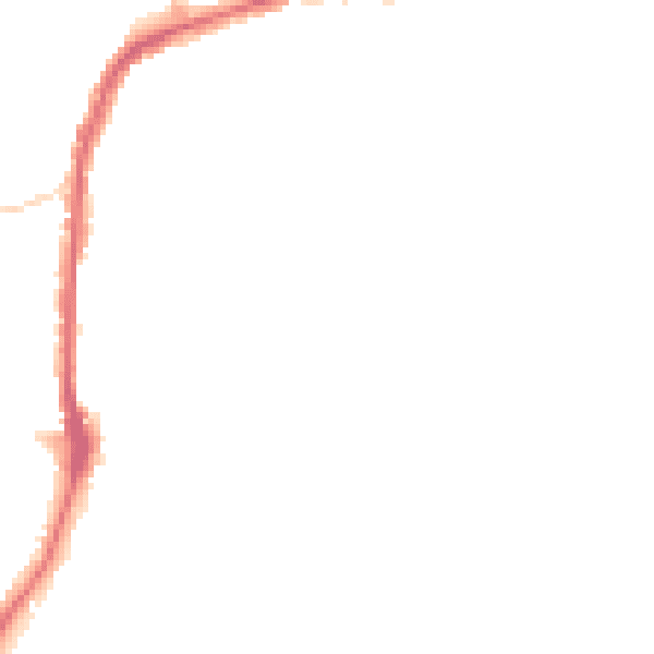 Night-time road noise heatmap for S11 9BH
