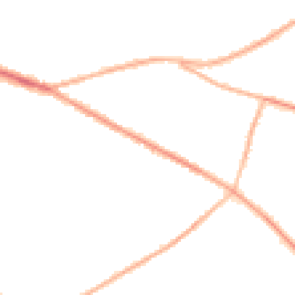 Night-time road noise heatmap for S12 2AR