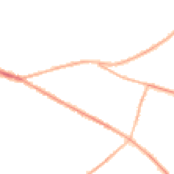 Night-time road noise heatmap for S12 2BJ