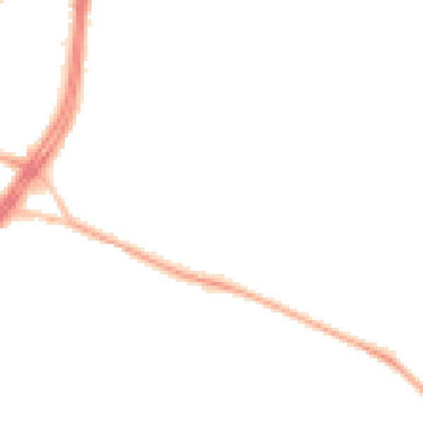 Night-time road noise heatmap for S12 3FA