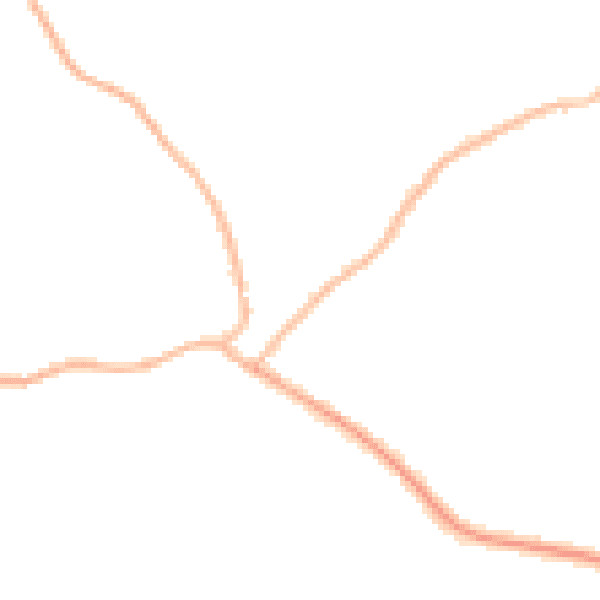 Night-time road noise heatmap for S13 7QH