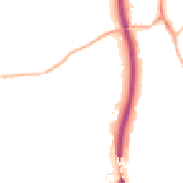 Night-time road noise heatmap for S18 1AA
