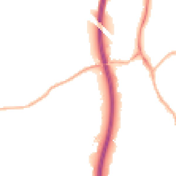 Night-time road noise heatmap for S18 1PB