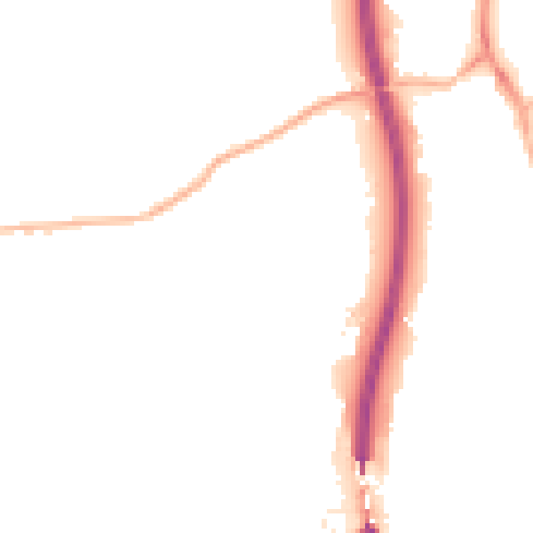Night-time road noise heatmap for S18 1PG