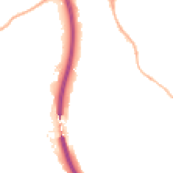 Night-time road noise heatmap for S18 1PL