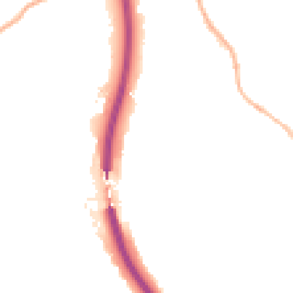 Night-time road noise heatmap for S18 1PQ