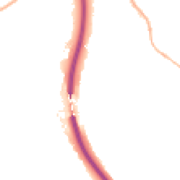 Night-time road noise heatmap for S18 1PU