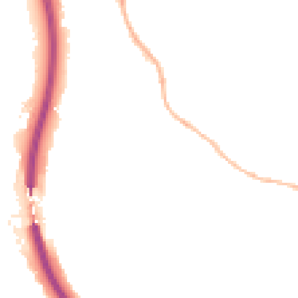 Night-time road noise heatmap for S18 1PX