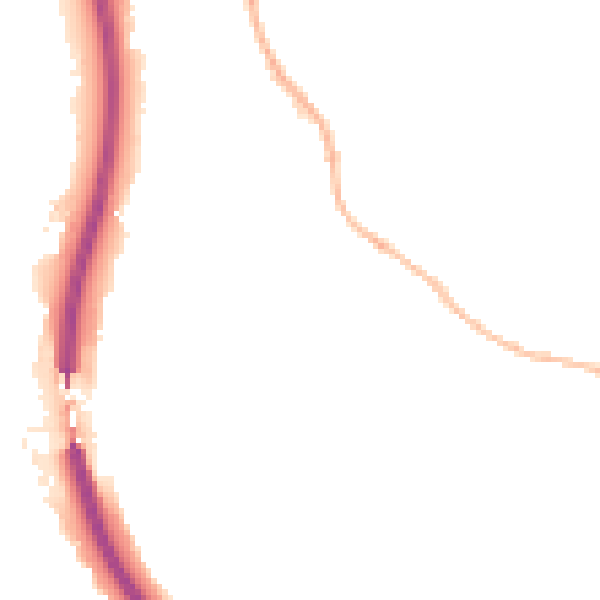 Night-time road noise heatmap for S18 1PY