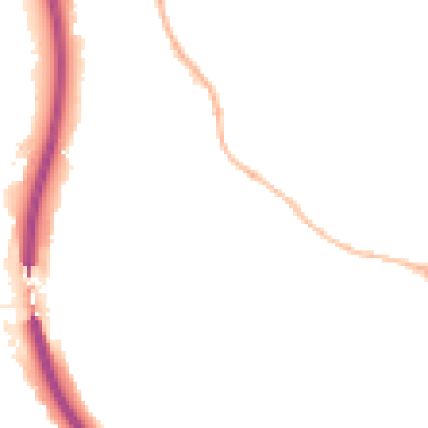 Night-time road noise heatmap for S18 1QE
