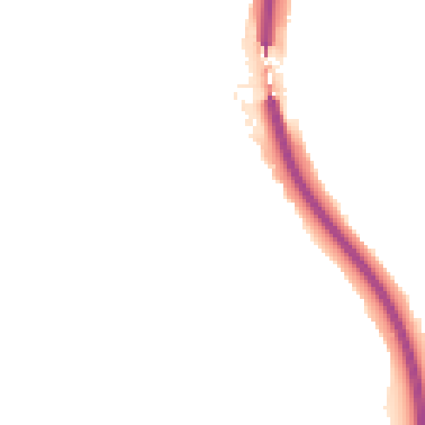 Night-time road noise heatmap for S18 1QP
