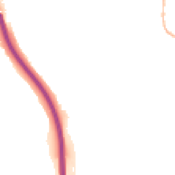 Night-time road noise heatmap for S18 1SU