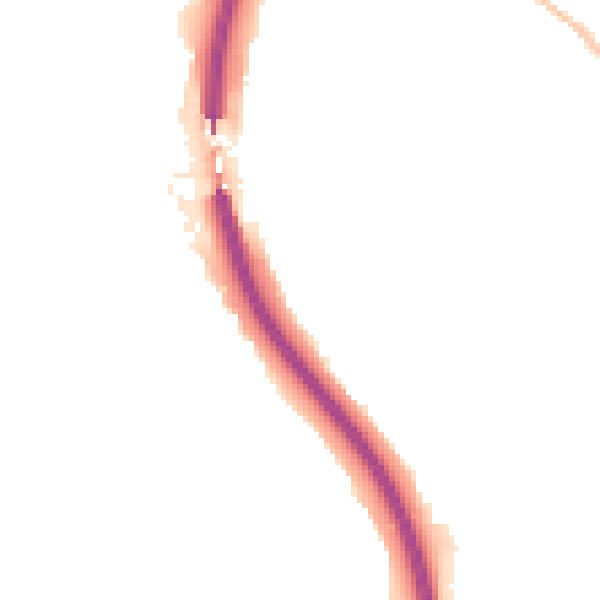 Night-time road noise heatmap for S18 1SZ