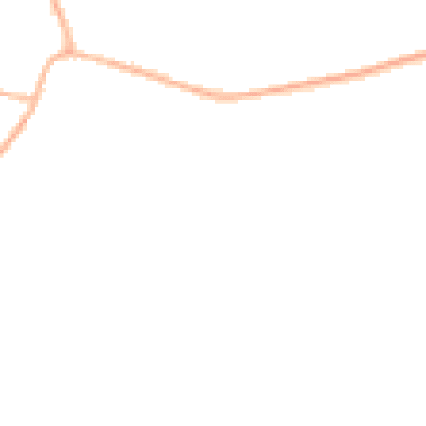 Night-time road noise heatmap for S18 2EF