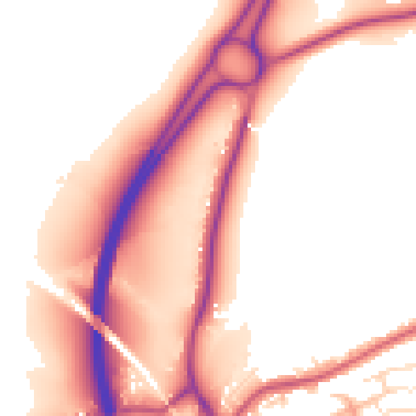 Daytime road noise heatmap for S18 2GB