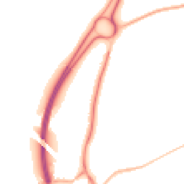 Night-time road noise heatmap for S18 2GB