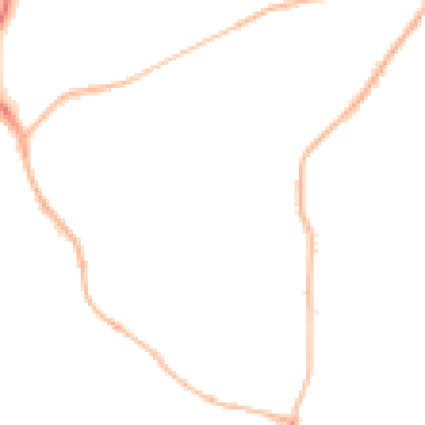 Night-time road noise heatmap for S18 2GY