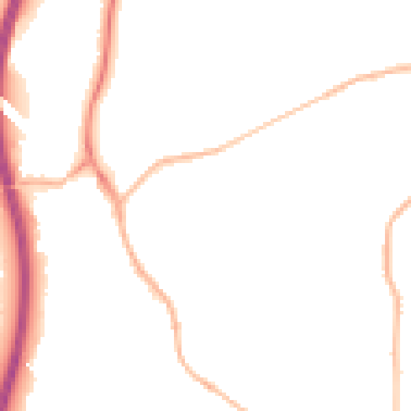 Night-time road noise heatmap for S18 2HF