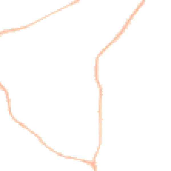 Night-time road noise heatmap for S18 2LA